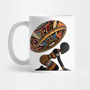 Afrocentric Woman Fabric Mug